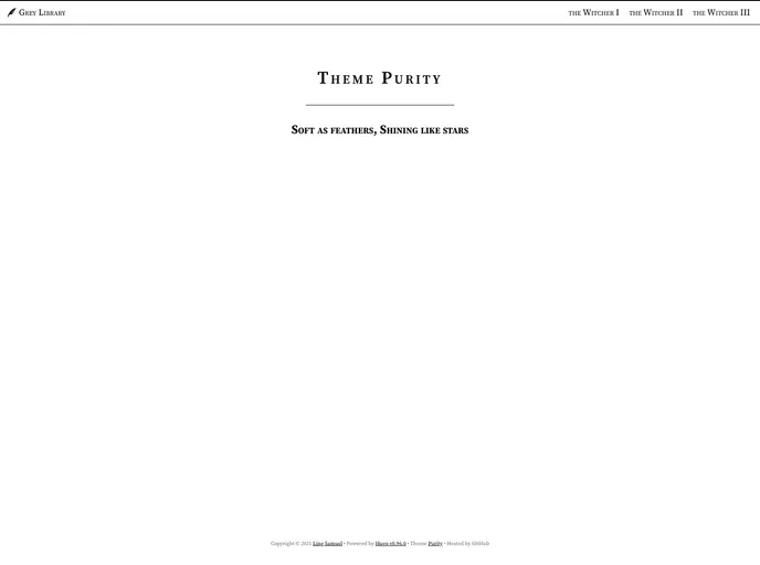 screenshot of Purity