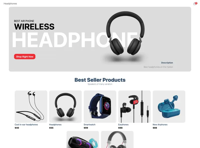 SS E Commerce screenshot