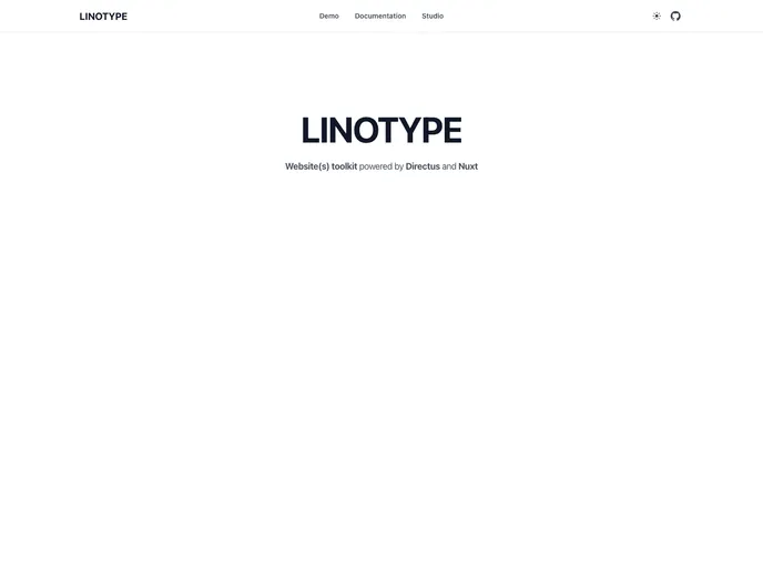 screenshot of Linotype