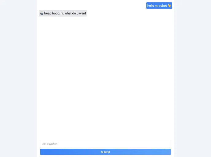 screenshot of Langchat