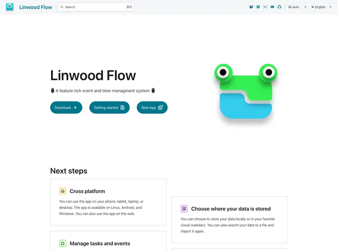 screenshot of Flow