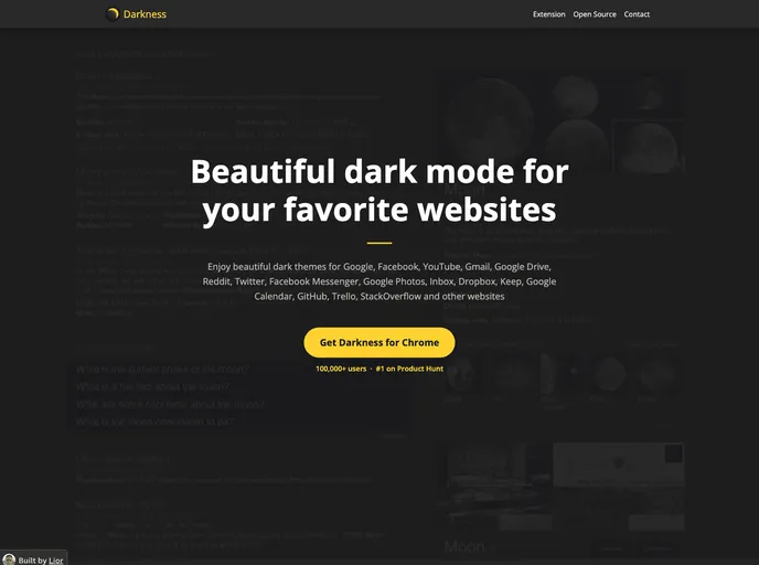 screenshot of Darkness