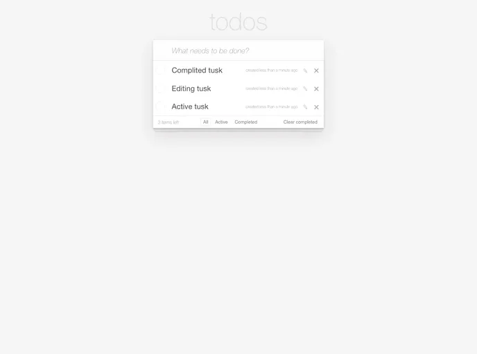 screenshot of Next Todos