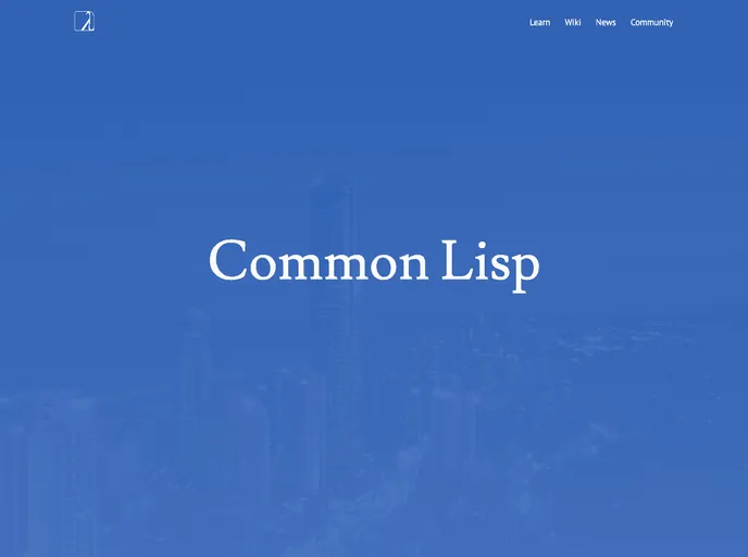 Lisplang.github.io screenshot