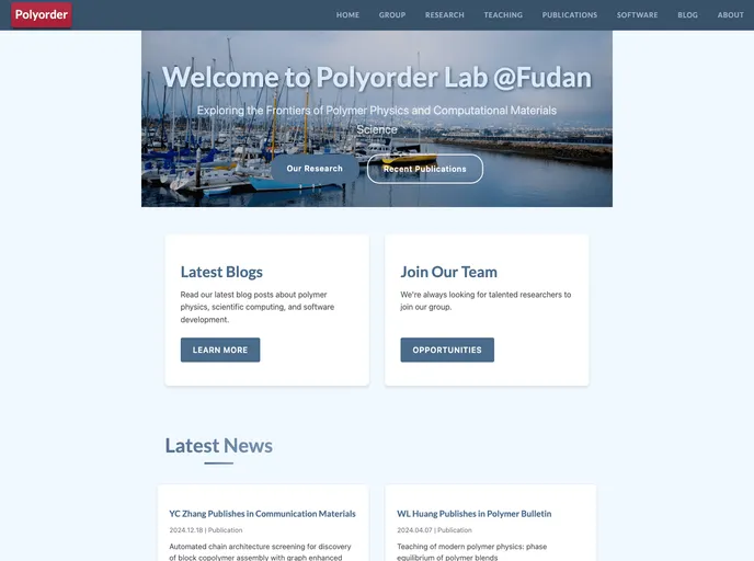 screenshot of Liuyxpp.github.io