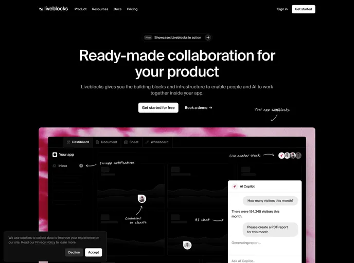 Liveblocks screenshot