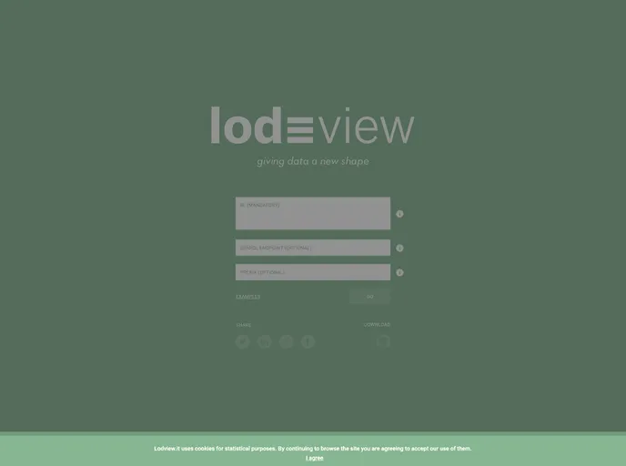 screenshot of LodView