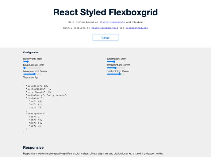 React Styled Flexboxgrid