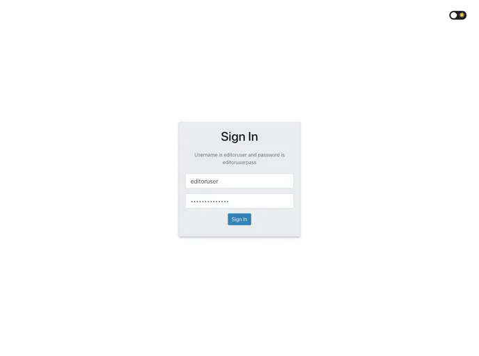 screenshot of Wp React Typescript
