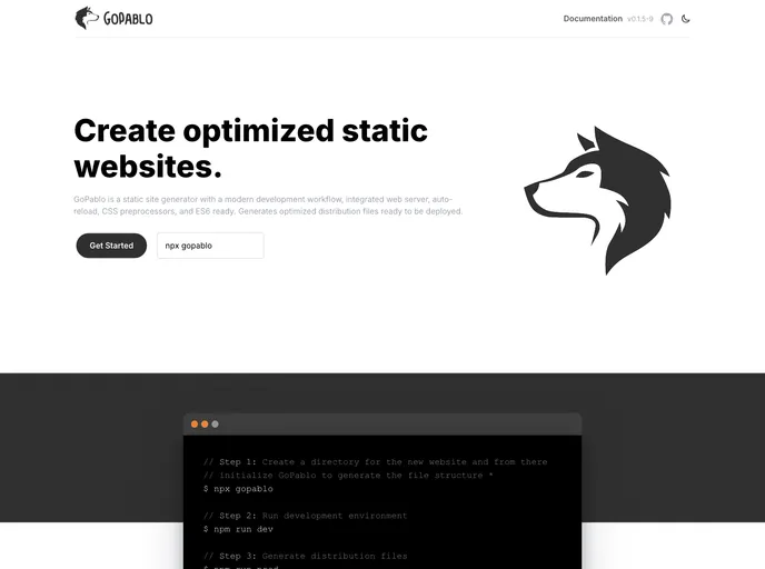 screenshot of Gopablo