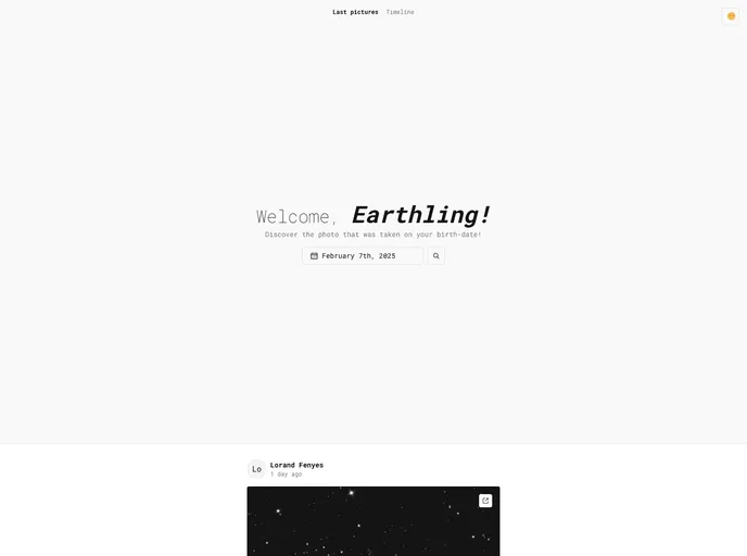 screenshot of Cosmic