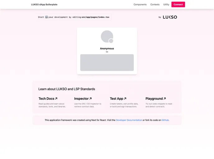 Tools Dapp Boilerplate screenshot