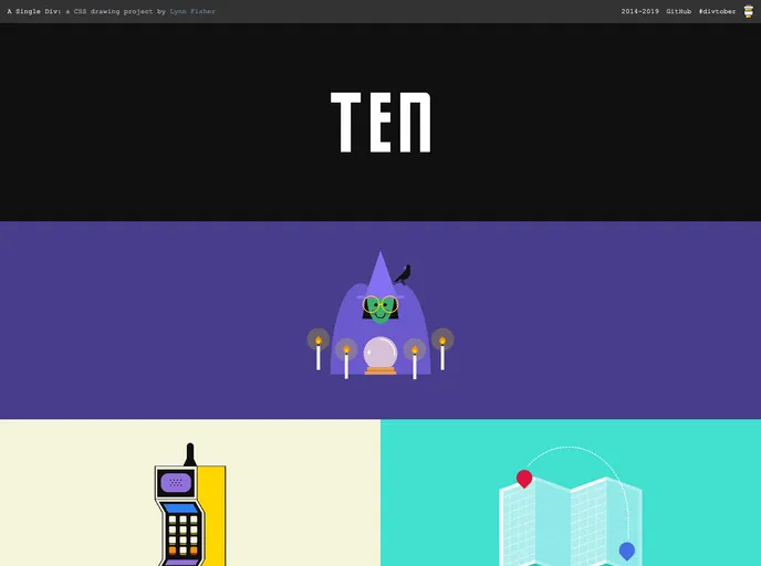screenshot of A Single Div