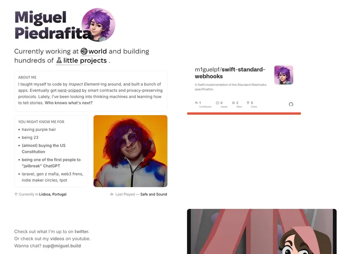 screenshot of Website Theme