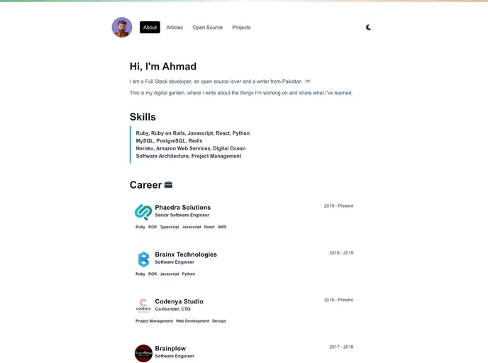 screenshot of Portfolio2