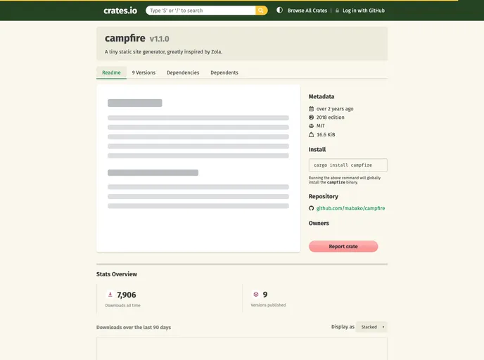 screenshot of Campfire