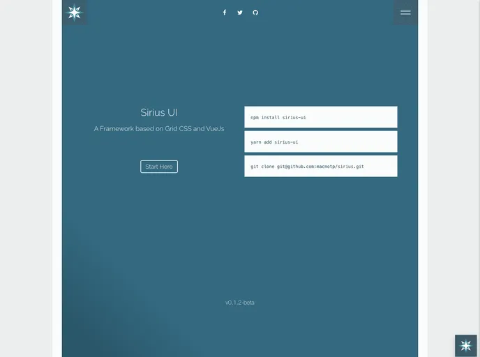 screenshot of Sirius
