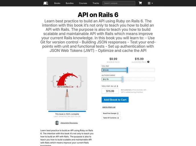 screenshot of Api_on_rails