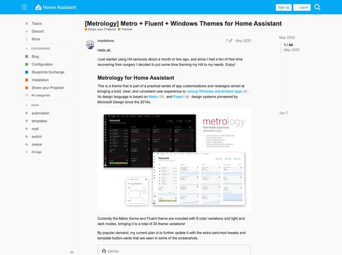screenshot of Metrology For Hass