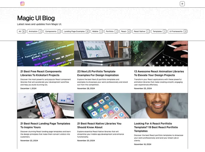 Blog Template screenshot
