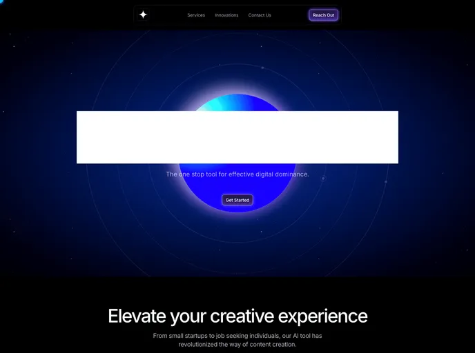 screenshot of AHURA Content Gen AI
