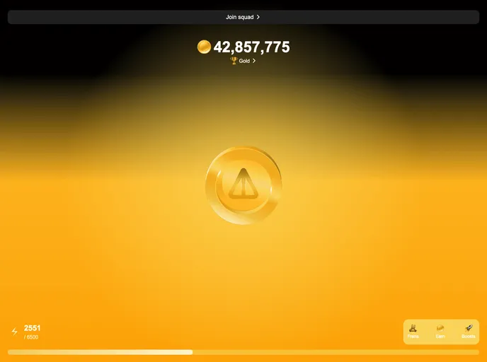 screenshot of NotCoin Mini App Clone