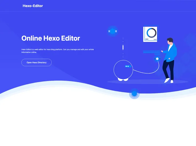 screenshot of Hexo Editor