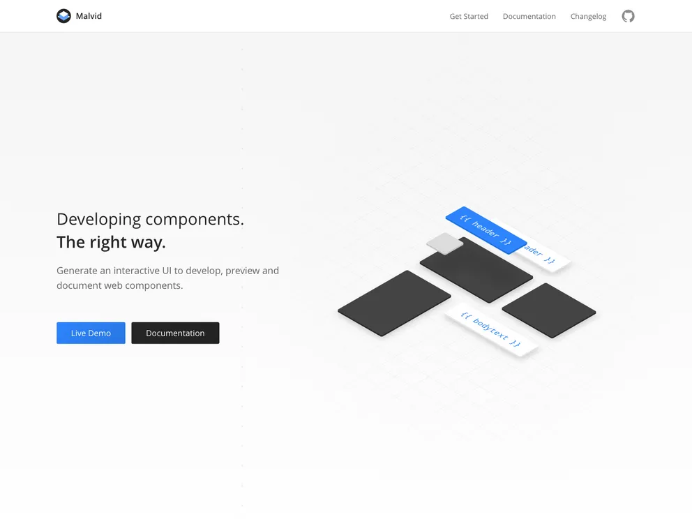 Malvid by malvid a react template built at lightspeed
