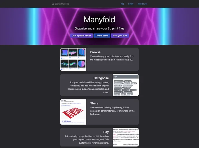 Manyfold screenshot
