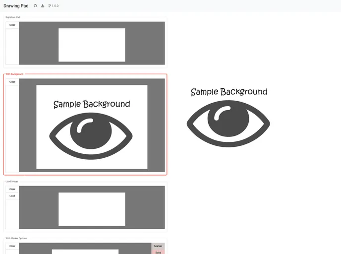 screenshot of Drawing Pad