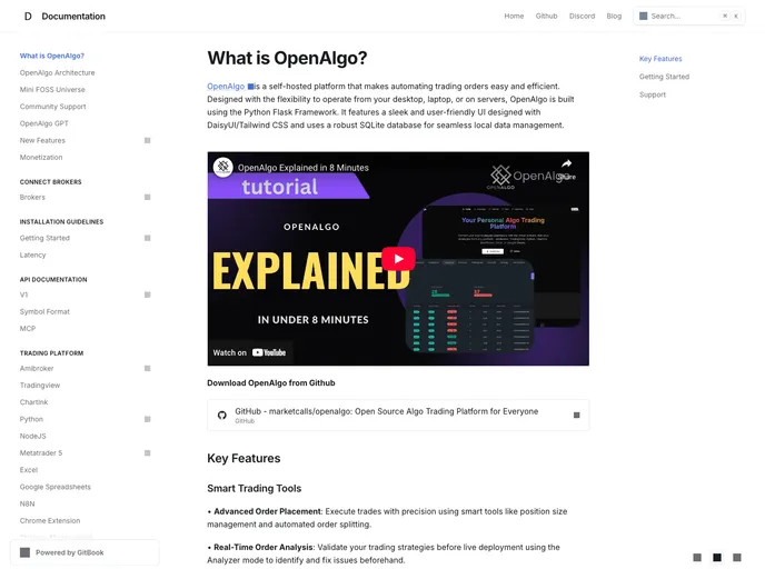 screenshot of Openalgo Multiuser
