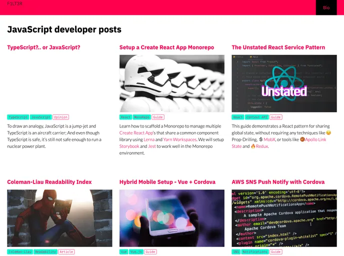 screenshot of Markserv