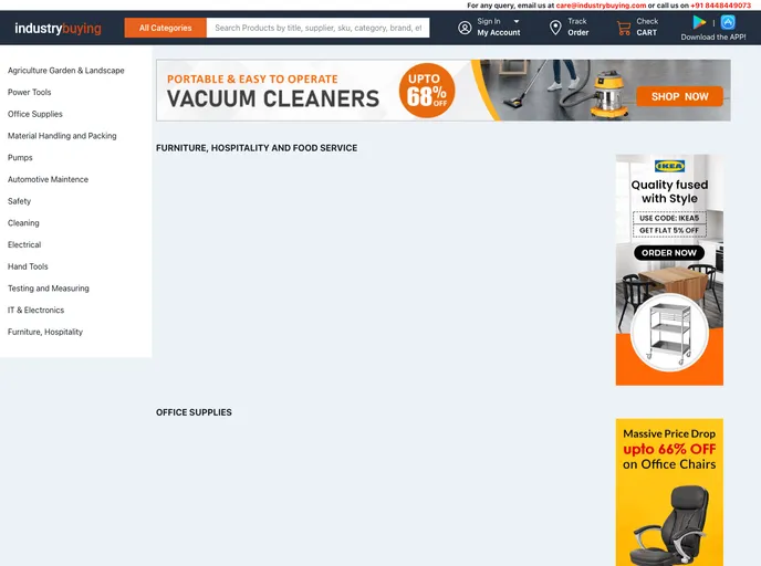 screenshot of IndustryBuying