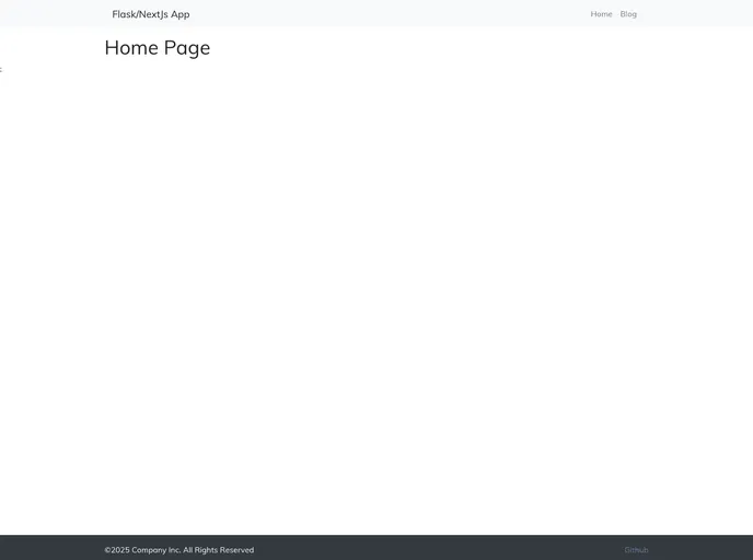 screenshot of Nextjs Contentful App