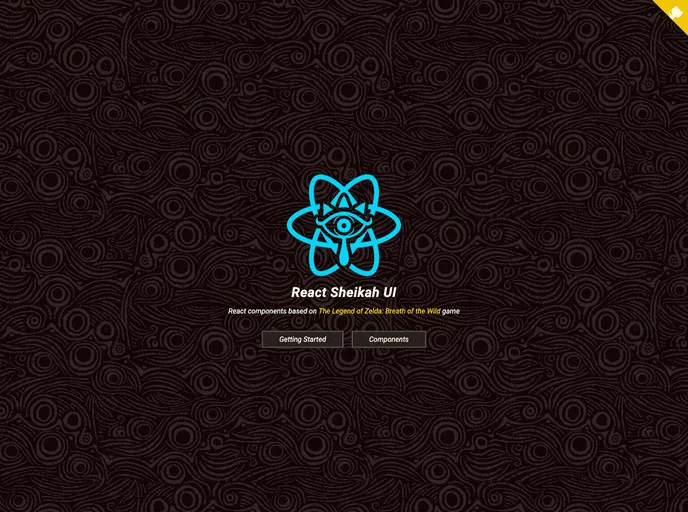 screenshot of React Sheikah UI