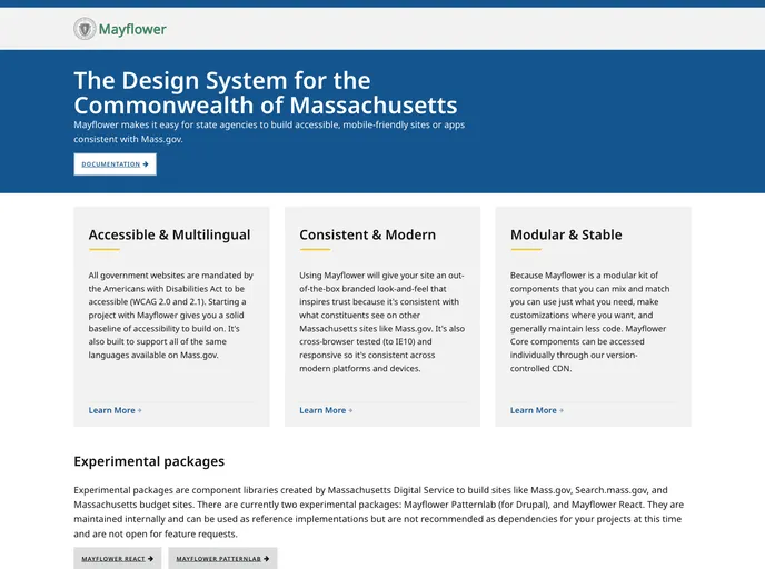 screenshot of Mayflower