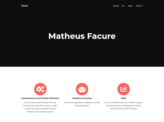 screenshot of Matheusfacure.github.io
