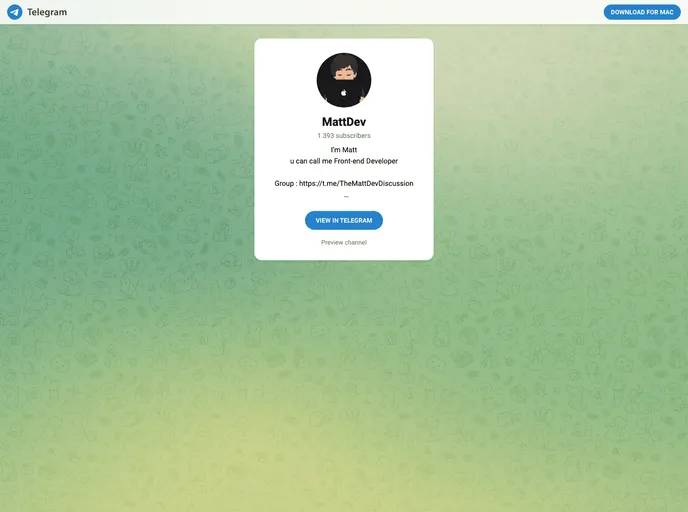 screenshot of MarzViteTemplate
