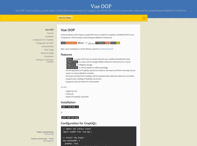 screenshot of Vue Oop