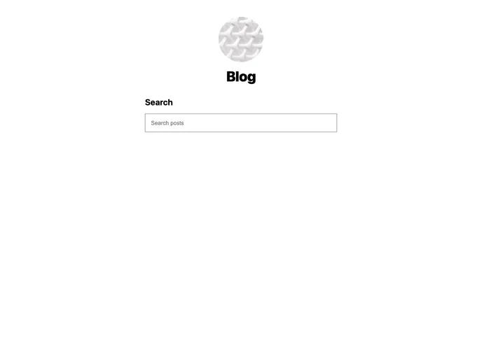 screenshot of Nextjs Blog Search Api