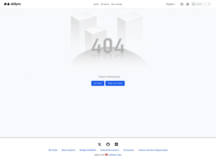 screenshot of Zksync Docs