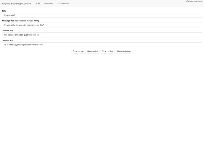 screenshot of Angular Bootstrap Confirm