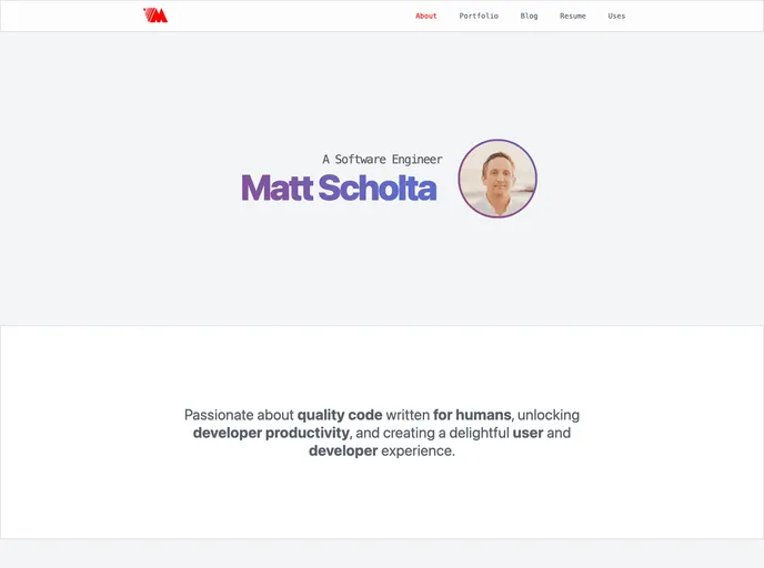 screenshot of Portfolio Remix