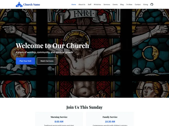 screenshot of Maucariapacom Church Starter