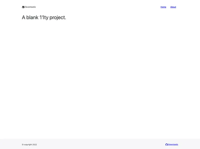 screenshot of Eleventastic