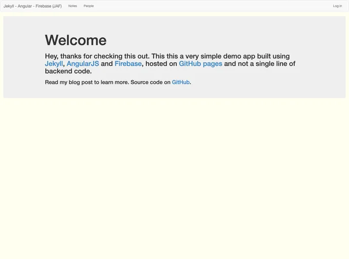 screenshot of Jekyll Angular Firebase