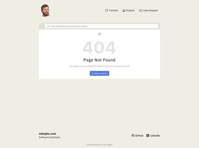 screenshot of CoderGhostTheme