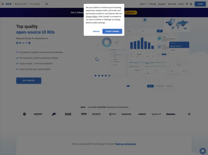 screenshot of Black Friday 2025