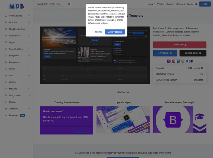 Bootstrap 5 Dark Mode Bootstrap Templates Themes