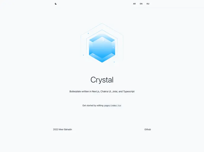 screenshot of Crystal